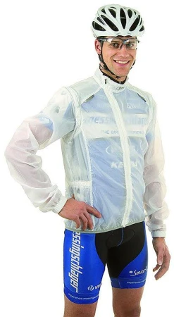 M-WAVE bunda cyklistická transparentní