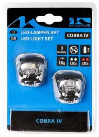 M-WAVE COBRA IV LED černé blikačky