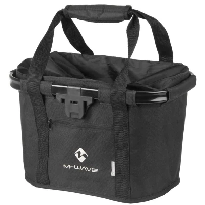 M-wave Koš na řídítka s klipem 37x25x25cm Nylon M-wave Koš na řídítka s klipem 37x25x25cm Nylon