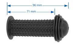 Madla Dětská 96mm černá