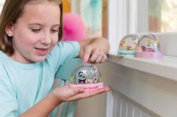 Mac Toys 4M Duhová třpytivá sněžítka se zvířátky 3ks kreativní set