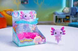 Mac Toys ANIMAGIC Axolotl strečový svítící v akváriu na baterie Světlo