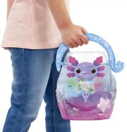 Mac Toys ANIMAGIC Axolotl strečový svítící v akváriu na baterie Světlo
