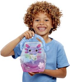 Mac Toys ANIMAGIC Axolotl strečový svítící v akváriu na baterie Světlo