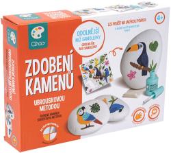 Mac Toys Arto Zdobení kamenů ubrouskovou metodou kreativní set zvířátka