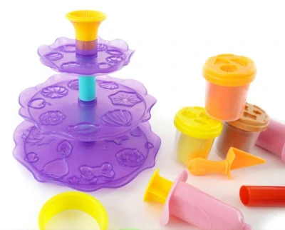 Mac Toys Cukrárna herní set modelína s nástroji a podnosem na dorty
