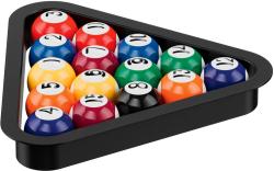 Mac Toys DŘEVO Hra Kulečník stolní (společenská hra)