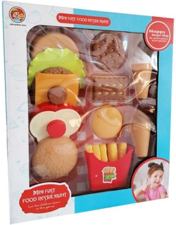 Mac Toys Fast Food potraviny makety rýchle občerstvenie plast v krabici