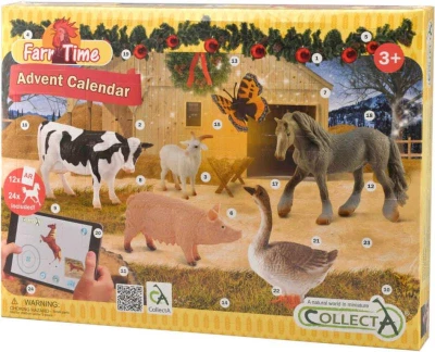 Mac Toys Kalendář adventní farma a koně interaktivní 40x30cm Mac Toys Kalendář adventní farma a koně interaktivní 40x30cm