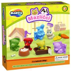 Mac Toys Mazlíčci herní set modelína 3 kelímky s nástroji v krabici