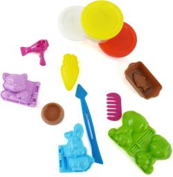Mac Toys Mazlíčci herní set modelína 3 kelímky s nástroji v krabici
