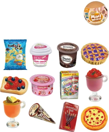Mac Toys Mini World Deliktesy různé druhy s překvapením v sáčku Mac Toys Mini World Deliktesy různé druhy s překvapením v sáčku
