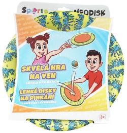 Mac Toys Neodisk 30cm set 2 talíře s míčkem frisbee 2v1 plast