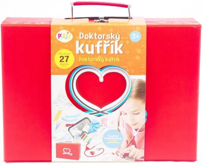 Mac Toys PLEJO Kufřík velký doktorský dětské lékařské potřeby 27ks