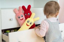 Mac Toys PLYŠ Bludišťák 30cm modrý maskot (plyšová hračka)