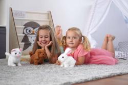 Mac Toys Pudl interaktivní zvířátko pejsek chodící na baterie Zvuk PLYŠ