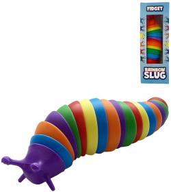 Mac Toys Šnek duhový fidget toy slimák antistresový plast Mac Toys Šnek duhový fidget toy slimák antistresový plast