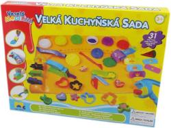Mac Toys Veselá Modelína Velká kuchyňská sada s vykrajovátky