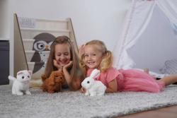 Mac Toys Zajíček interaktivní zvířátko chodící na baterie Zvuk PLYŠ
