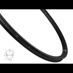 MACH 1 Ráfek MACH1 PULSE GRAVEL DISC 622x23, 28 děr,čer
