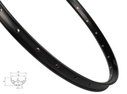 MACH 1 Ráfek MACH1 TRUCKY 30 DISC 622x30, 28 děr, černý MACH 1 Ráfek MACH1 TRUCKY 30 DISC 622x30, 28 děr, černý