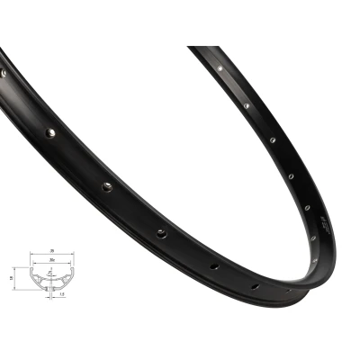 MACH 1 Ráfek MACH1 TRUCKY 30 DISC 622x30, 28 děr, černý