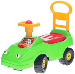 MAD Baby odrážedlo auto zelené s klaksonem 54cm odstrkovadlo s očima MAD Baby odrážedlo auto zelené s klaksonem 54cm odstrkovadlo s očima