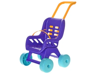 MAD Kočárek barevný BUGGY fialový 48x41x29cm pro panenku miminko MAD Kočárek barevný BUGGY fialový 48x41x29cm pro panenku miminko