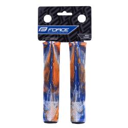 FORCE BMX160 gumová, bílo-modro-oranž,bal.