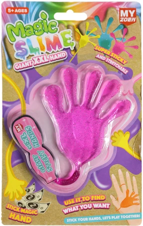 Magická slime lepící ruka strečová dětská žertovinka 4 barvy
