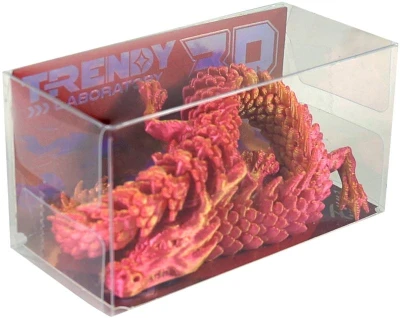 Magický čínský drak 3D Print zvířátko plastové 3 barvy