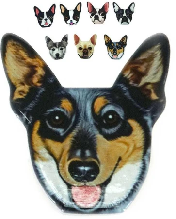 Magnet pejsek 7cm dekorace 7 druhů v sáčku Magnet pejsek 7cm dekorace 7 druhů v sáčku