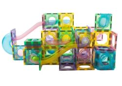 MagnetiQ Magnetická stavebnice Kuličková dráha 186 ks