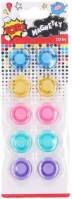 Magnetky farebné 20mm set 10ks na karte