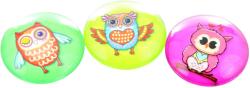 Magnetky dětské kulaté sovičky samostatné 4cm různé druhy