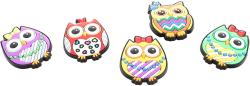 Magnetky dětské sovičky 4,5cm samostatné různé druhy
