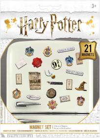 Magnetky Harry Potter set 21ks na kov Magnetky Harry Potter set 21ks na kov
