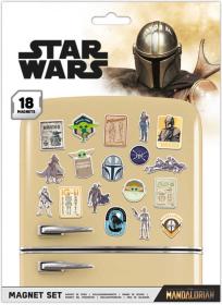 Magnetky Hvězdné Války Star Wars Mandalorian set 18ks na kov Magnetky Hvězdné Války Star Wars Mandalorian set 18ks na kov