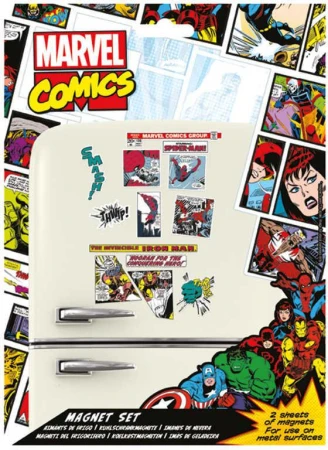 Magnetky Marvel Comics komiksové motivy set 18ks na kov Magnetky Marvel Comics komiksové motivy set 18ks na kov