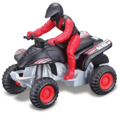 Maisto Čtyřkolka model ATVS 1:75 na zpětný nátah různé druhy na kartě kov