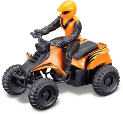 Maisto Čtyřkolka model ATVS 1:75 na zpětný nátah různé druhy na kartě kov