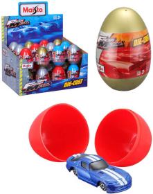 Maisto Egg autíčko 7cm kovový model ve vajíčku s překvapením různé druhy