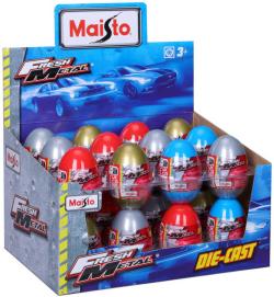 Maisto Egg autíčko 7cm kovový model ve vajíčku s překvapením různé druhy