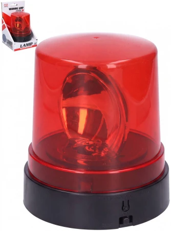 Máják policejní červený na magnet Policie na baterie Světlo Zvuk