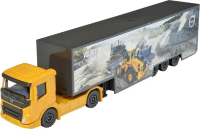 Majorette Auto Volvo transportér tahač kovový 20cm herní set 3 druhy