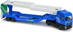 Majorette Autobus kloubový / nákladní auto s přívěsem volný chod kov 9 druhů