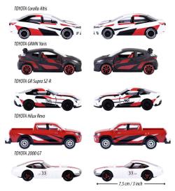 Majorette Toyota Racing dárková sada závodní auta 5ks kov