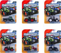 Majorette Vozidlo farmářské kovové auto / traktor volný chod 6 druhů