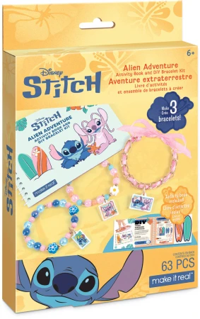 MAKE IT REAL Aktivní sešit výroba náramků kreativní sada Stitch