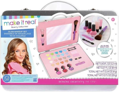 MAKE IT REAL Detský kozmetický set make-up šminky pre deti v kufríku